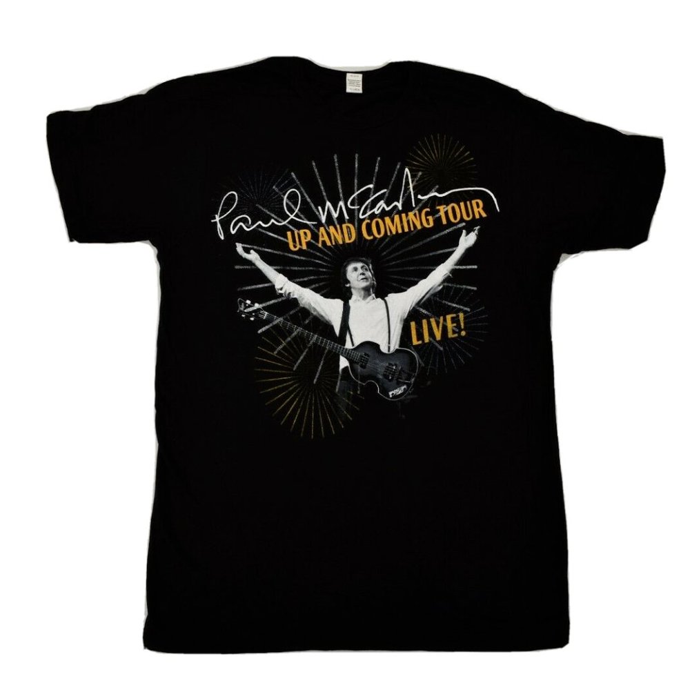 Paul McCartney Mens 2010 Up And Coming Live Concert Tour Shirt Large